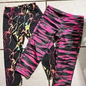 Workout leggings. Both size 6.